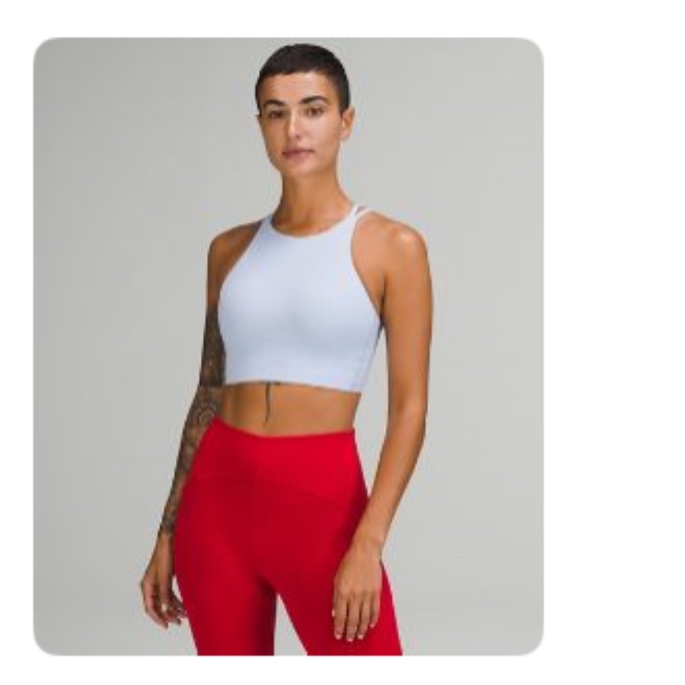 Like a Could Longline, High Neck Light Support B/C Cup Size 8